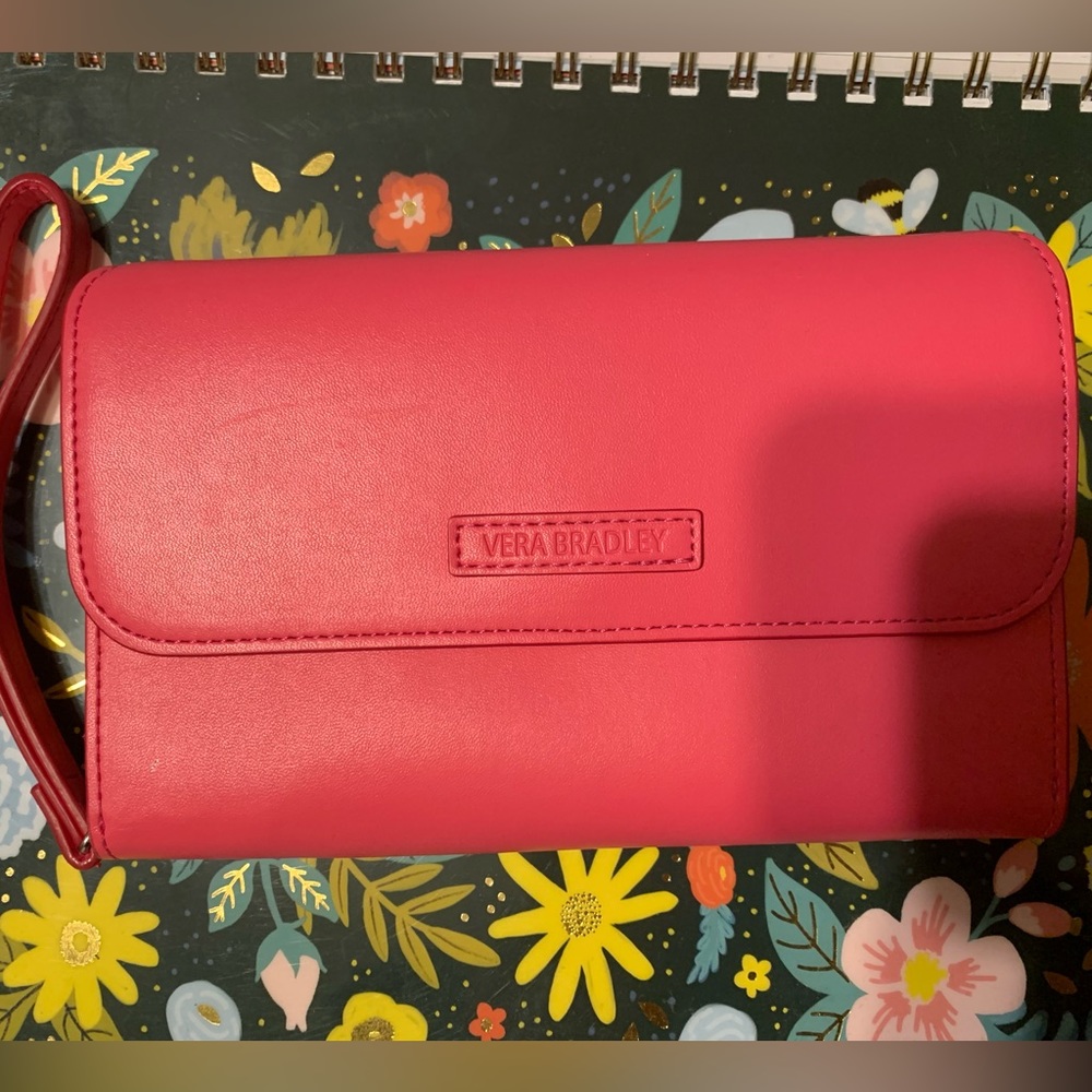 NWOT Barbie, pink, vera, Bradley wallet clutch